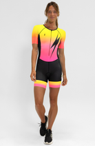Coeur Sports Sleeved Tri Suit Sleeved Trisuit in Voltage