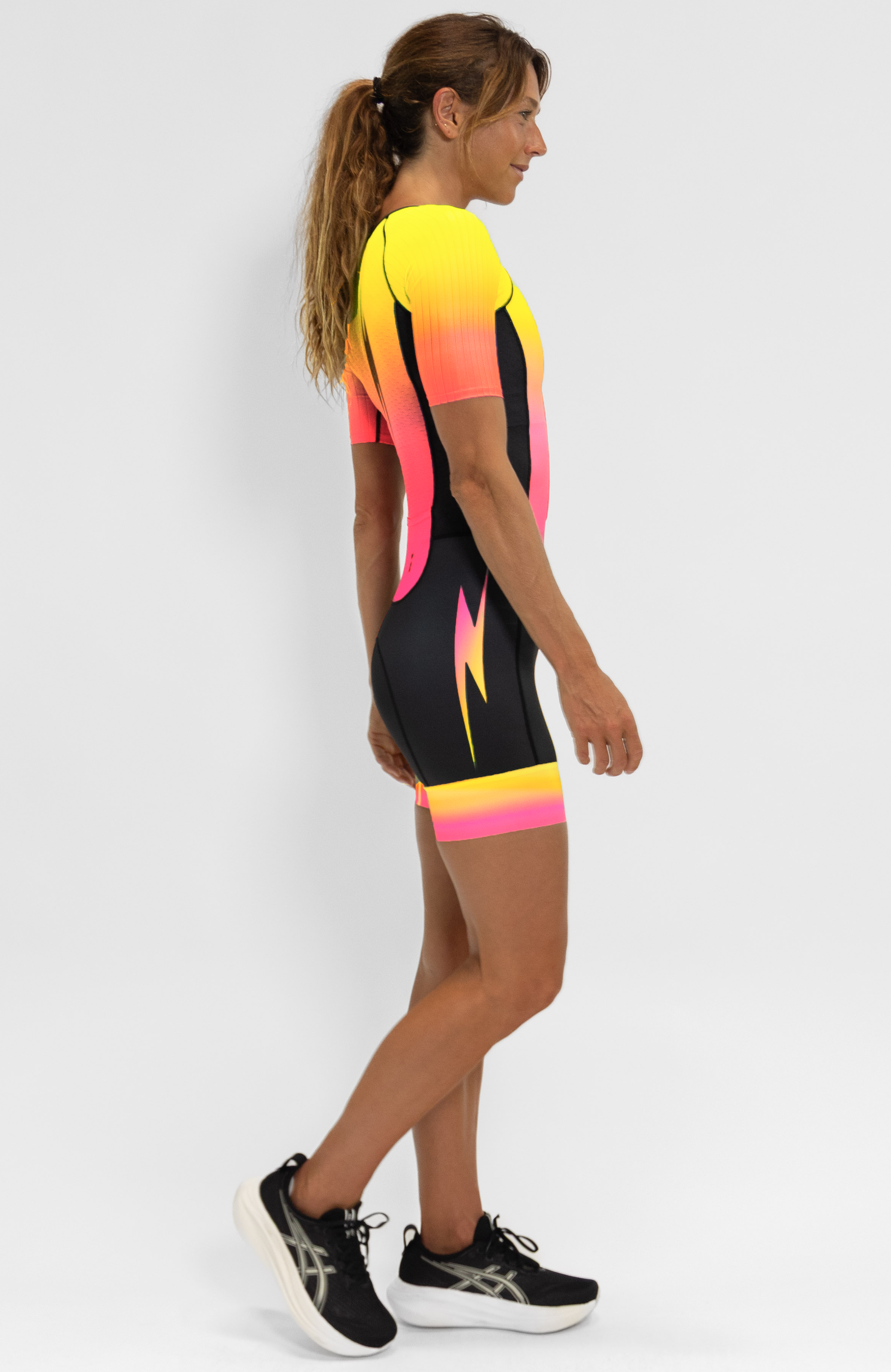 Coeur Sports Sleeved Tri Suit Sleeved Trisuit in Voltage
