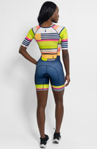 Coeur Sports Sleeved Tri Suit Sleeved Women's Trisuit in Meridian