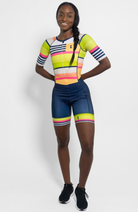 Coeur Sports Sleeved Tri Suit Sleeved Women's Trisuit in Meridian