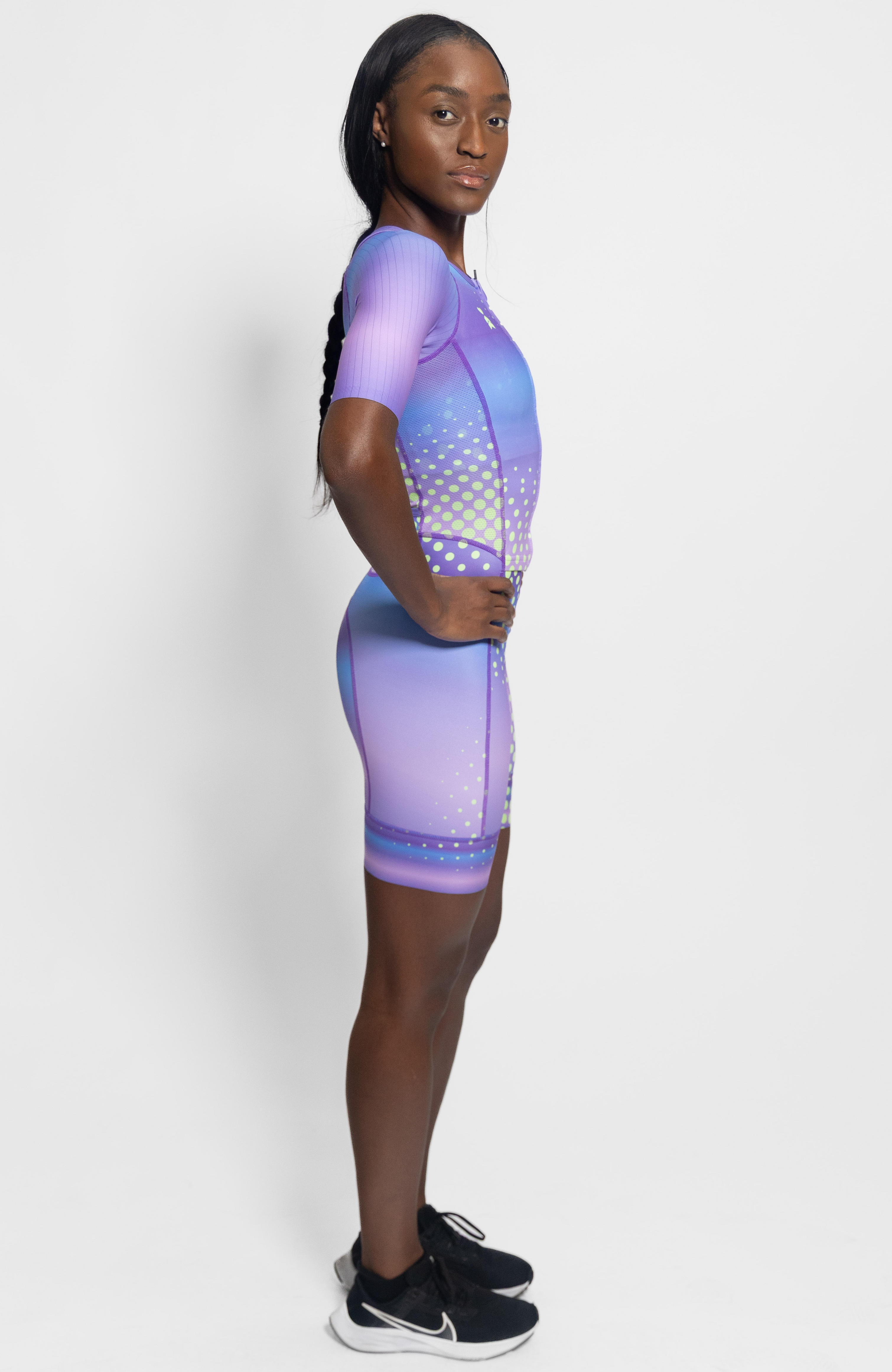 Coeur Sports Sleeved Tri Suit Sleeved Women's Trisuit in Plush