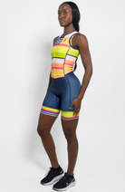 Coeur Sports Sleeved Tri Suit Sleeveless Trisuit in Meridian