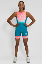 Coeur Sports Sleeved Tri Suit TCB 25 Sleeveless One Piece Suit
