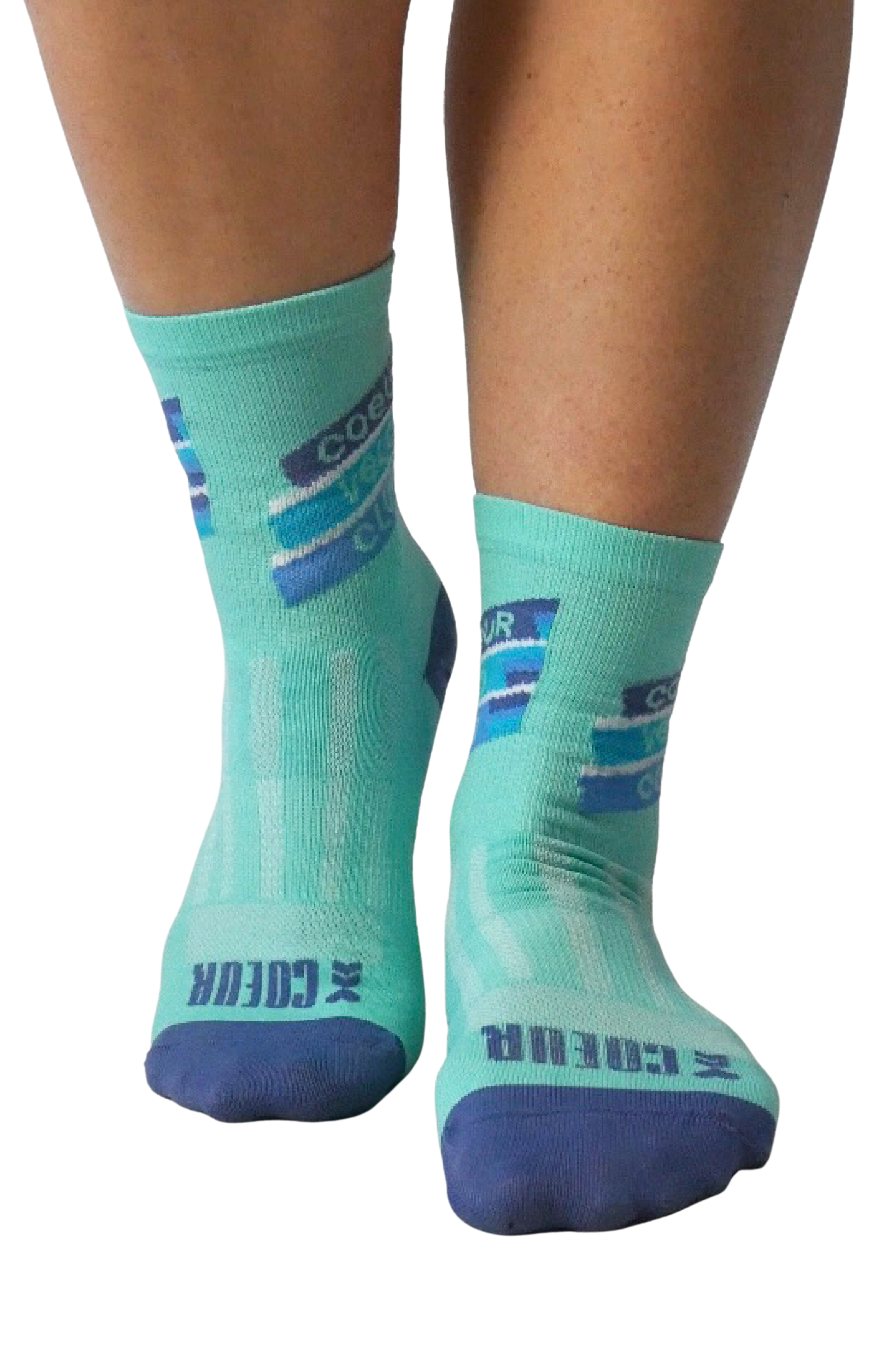 Coeur Sports Socks One Size / blue Coeur Velo Virtual Cycling Club Socks