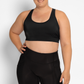 Coeur Sports Sports Bra Not Going Nowhere Sports Bra Black