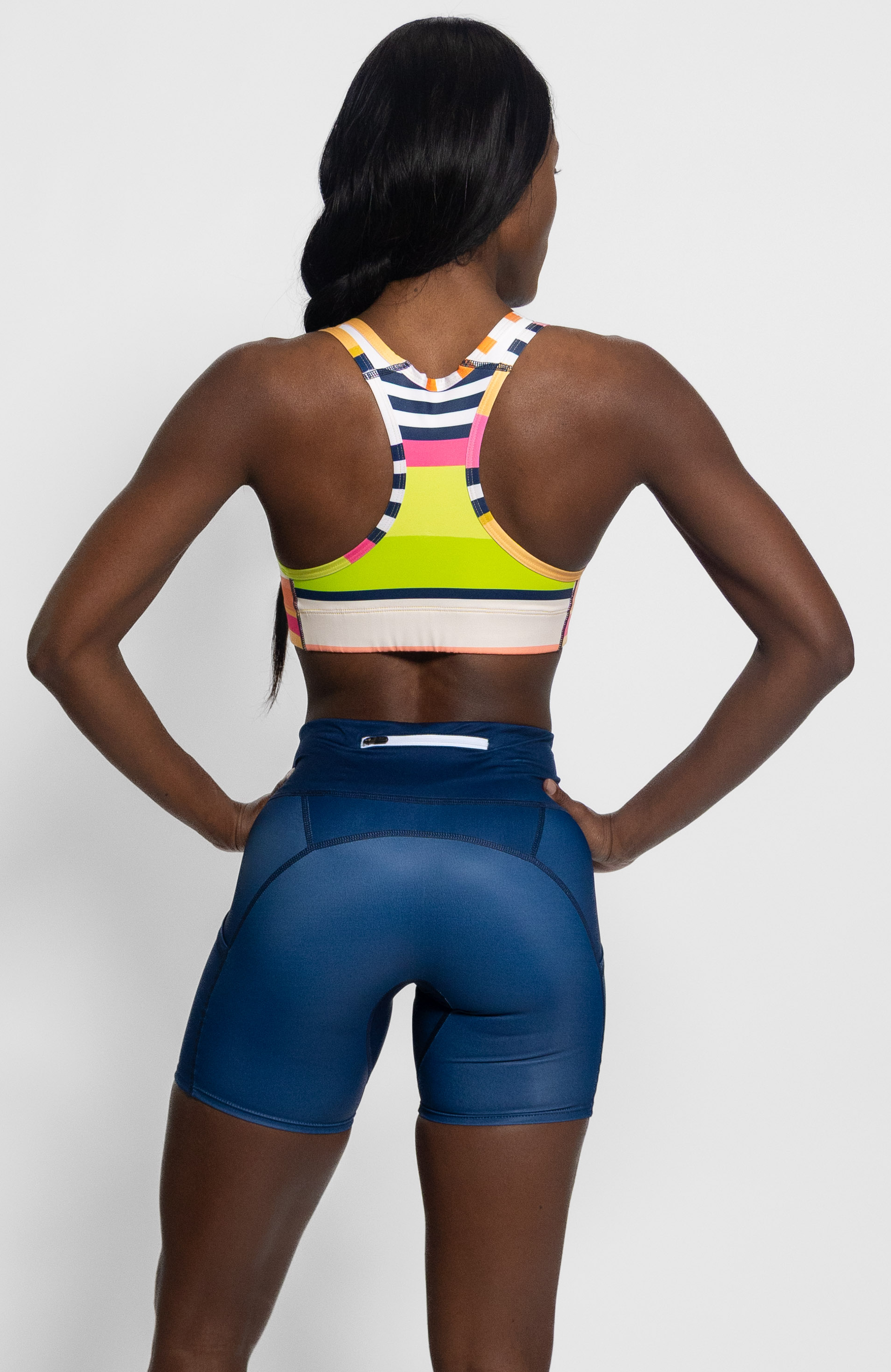 Coeur Sports Sports Bra Pocket Sports Bra in Meridian
