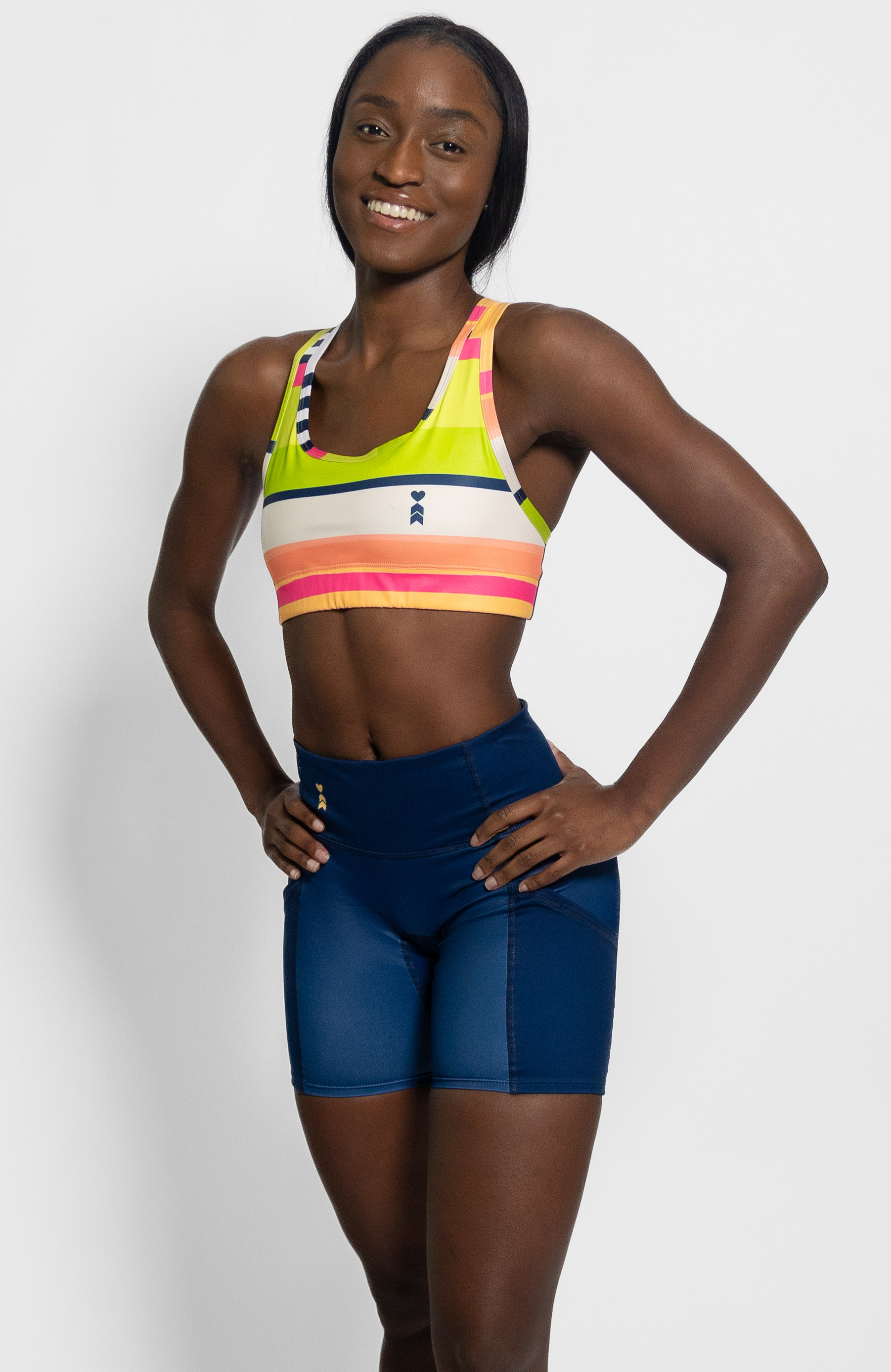 Coeur Sports Sports Bra Pocket Sports Bra in Meridian