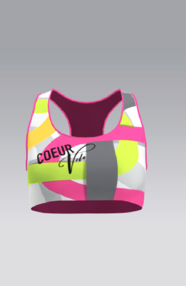 Coeur Sports Sports Bra PRESALE: Velo Club 25 Pocket Sports Bra
