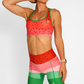 Coeur Sports Sports Bra Watermelon Pocket Sports Bra