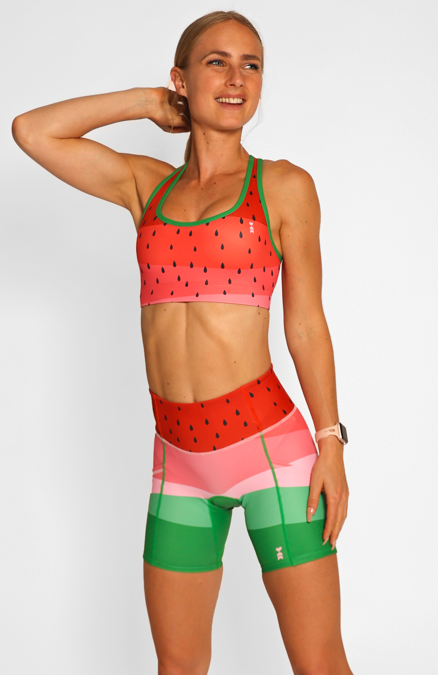 Coeur Sports Sports Bra Watermelon Pocket Sports Bra