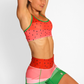 Coeur Sports Sports Bra Watermelon Pocket Sports Bra