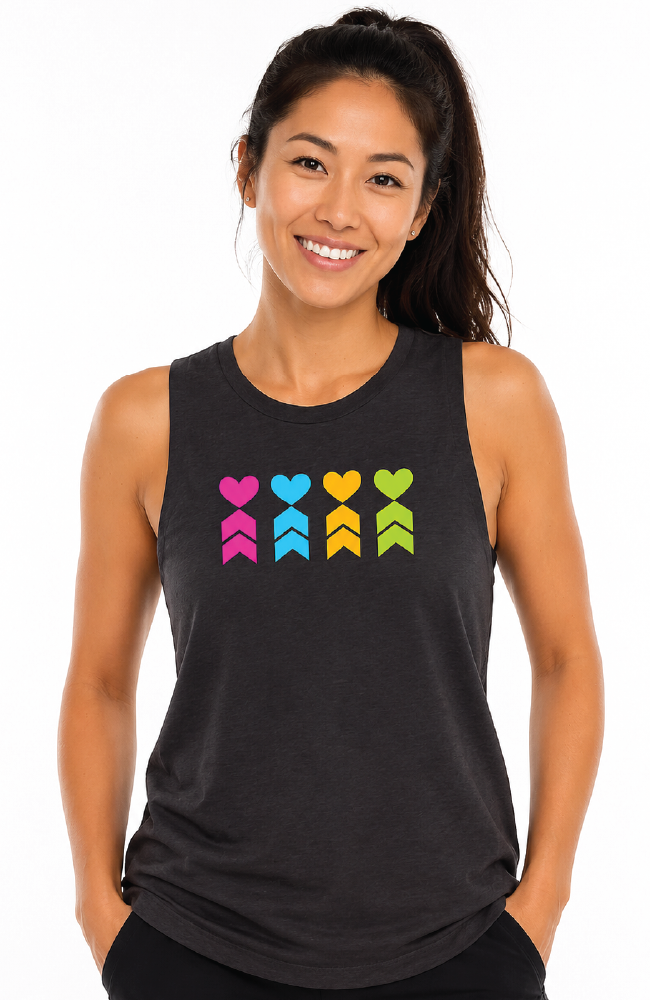 Coeur Sports Tank Synthwave Muscle Tank