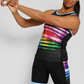 Coeur Sports Tri Tank Cyberchic Women's Triathlon Tank with Shelf Bra