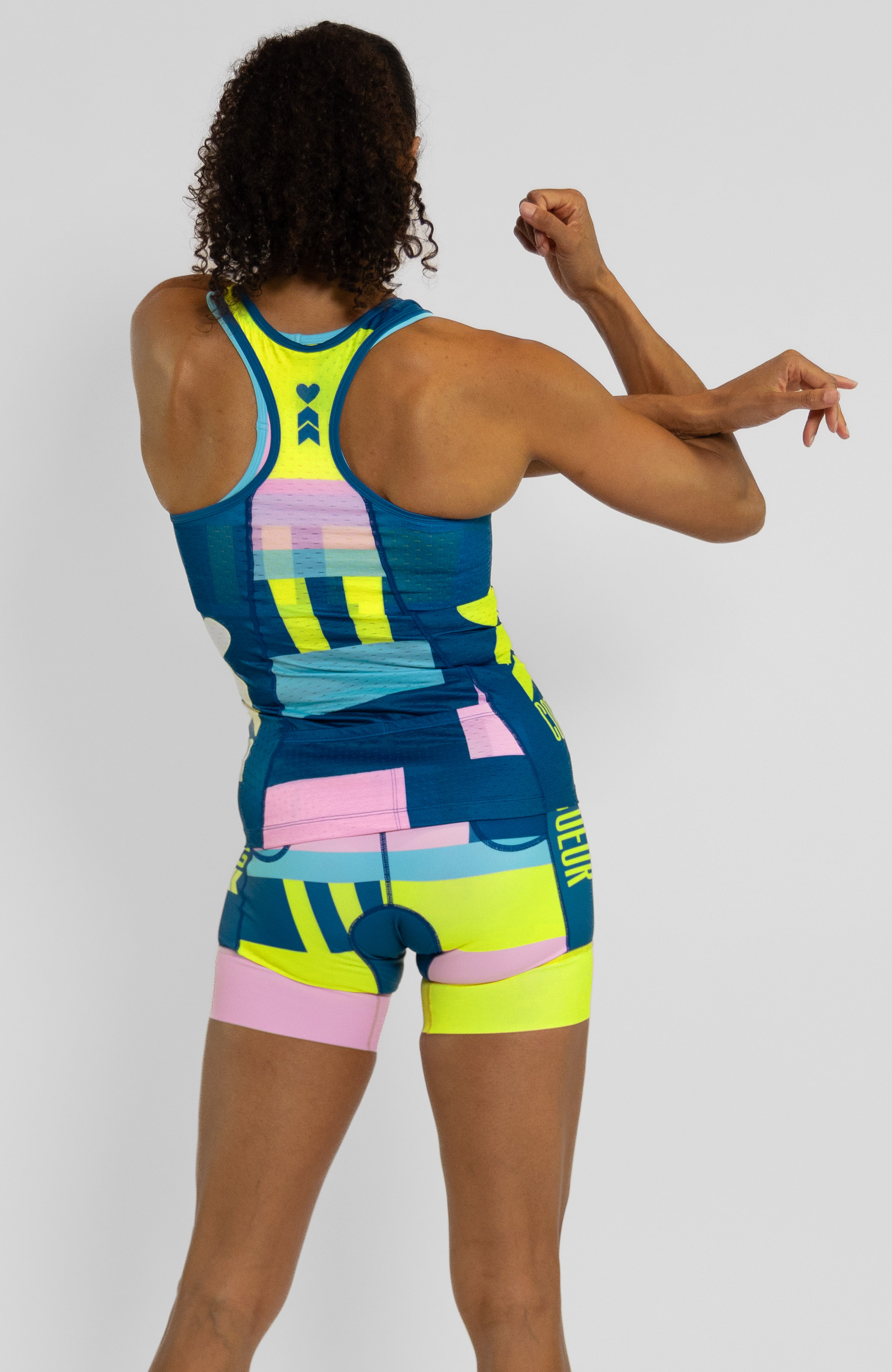 rennrad tank top Coeur XS Triathlon Tank Top with Shelf Bra in Flagship