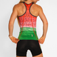 Coeur Sports Tri Tank Watermelon Women's Triathlon Tank with Shelf Bra