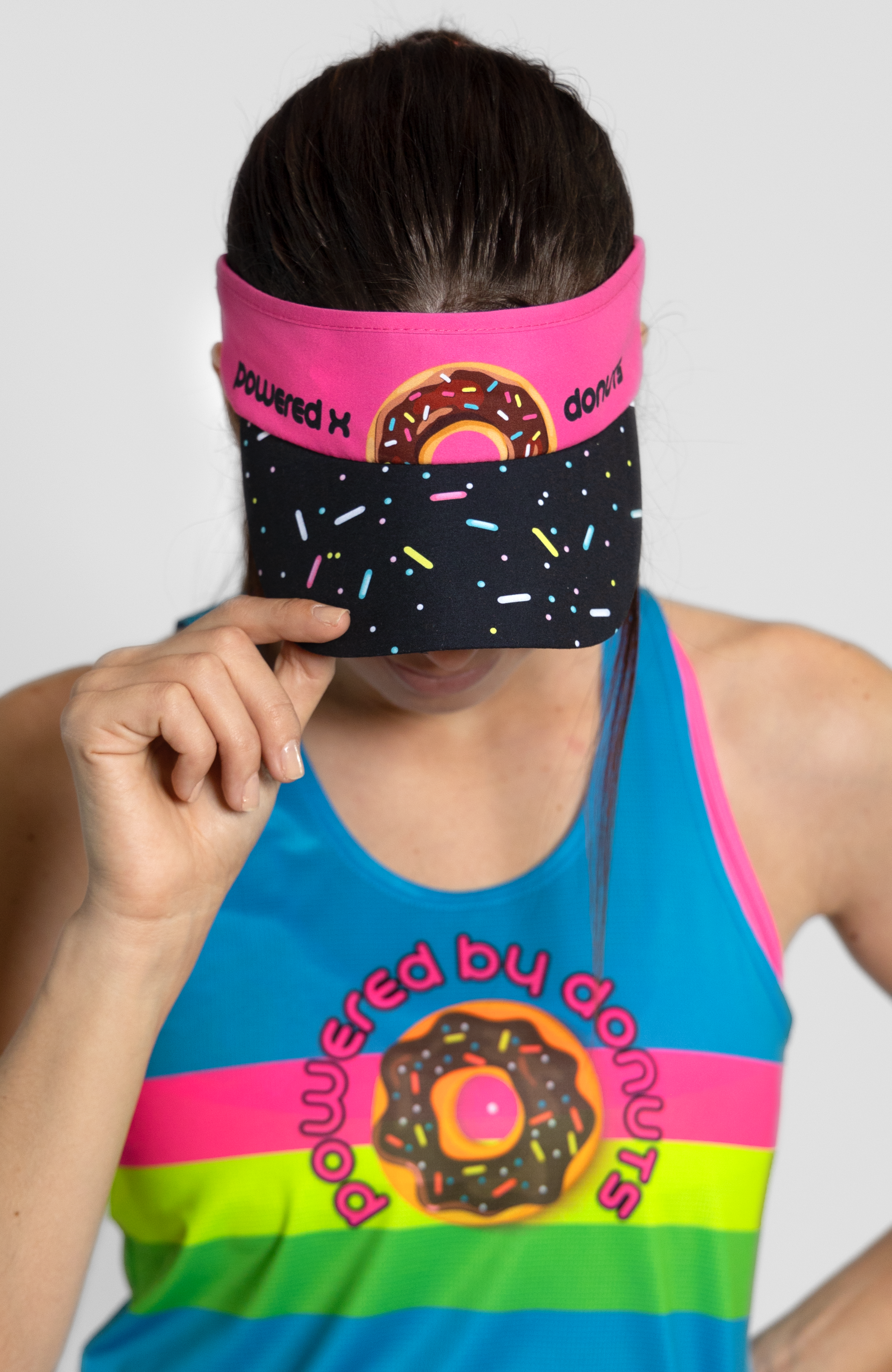 Coeur Sports Visor ONE SIZE / Black Powered By Donuts Visor