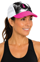 Coeur Sports Visor ONE SIZE Cadence Run Hat in Aloha 26