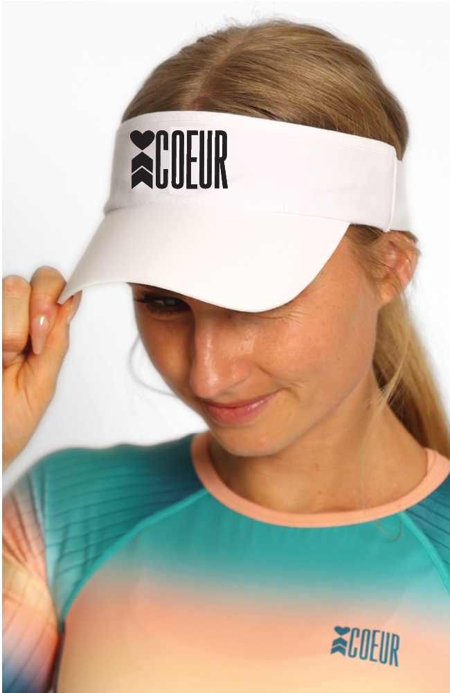 Coeur Sports Visor ONE SIZE / White White Coeur Visor