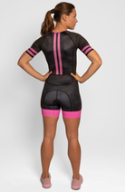 Coeur Sports Zele sleeved tri suit Cherry Viper Zele Sleeved Triathlon Speedsuit
