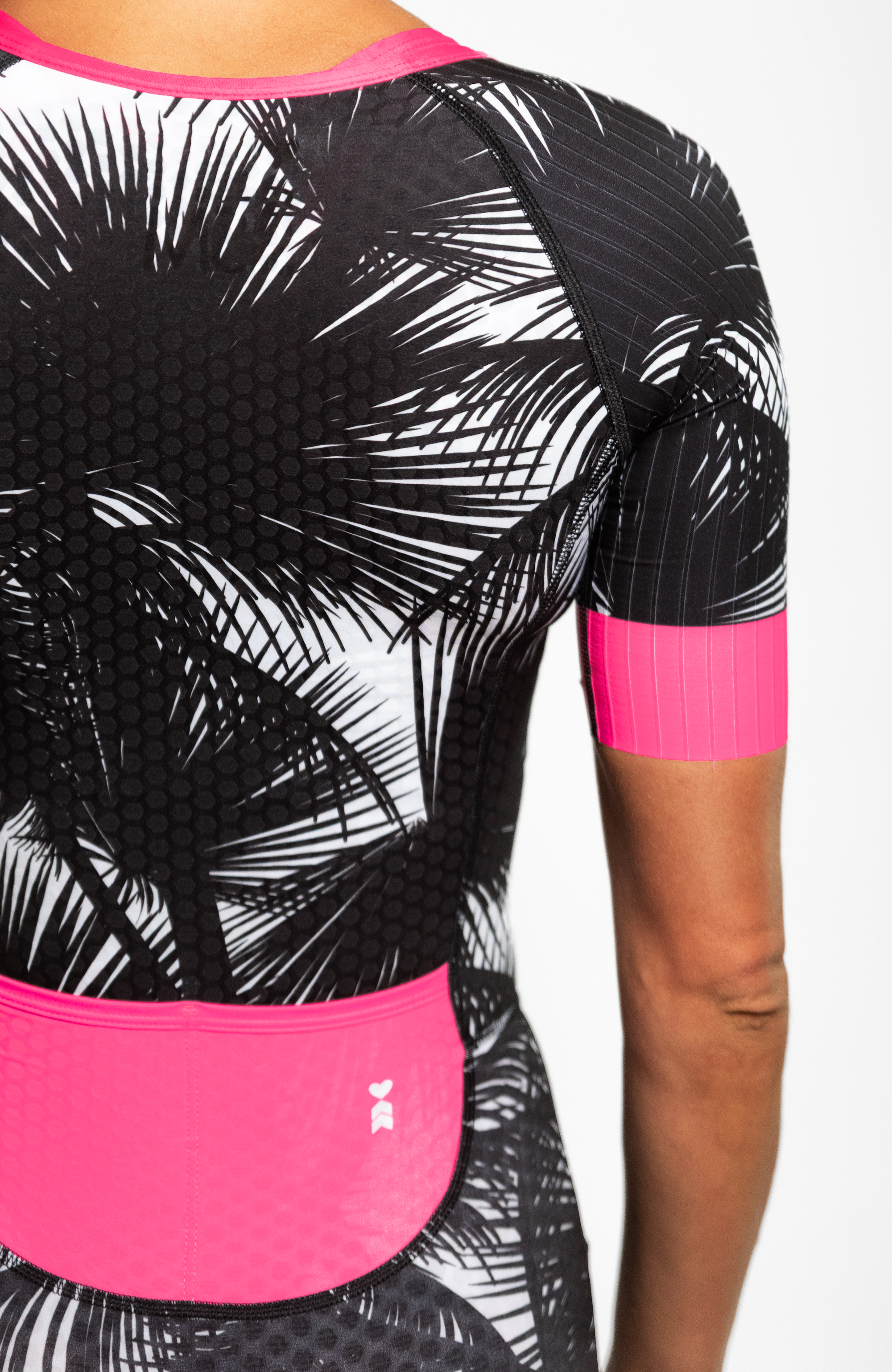 Coeur Sports Zele sleeved tri suit Zele 8" Sleeved Triathlon Speedsuit in Aloha 26