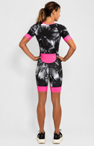 Coeur Sports Zele sleeved tri suit Zele 8" Sleeved Triathlon Speedsuit in Aloha 26
