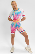 Coeur Sports Zele sleeved tri suit Zele Sleeved Triathlon Speedsuit in Aloha