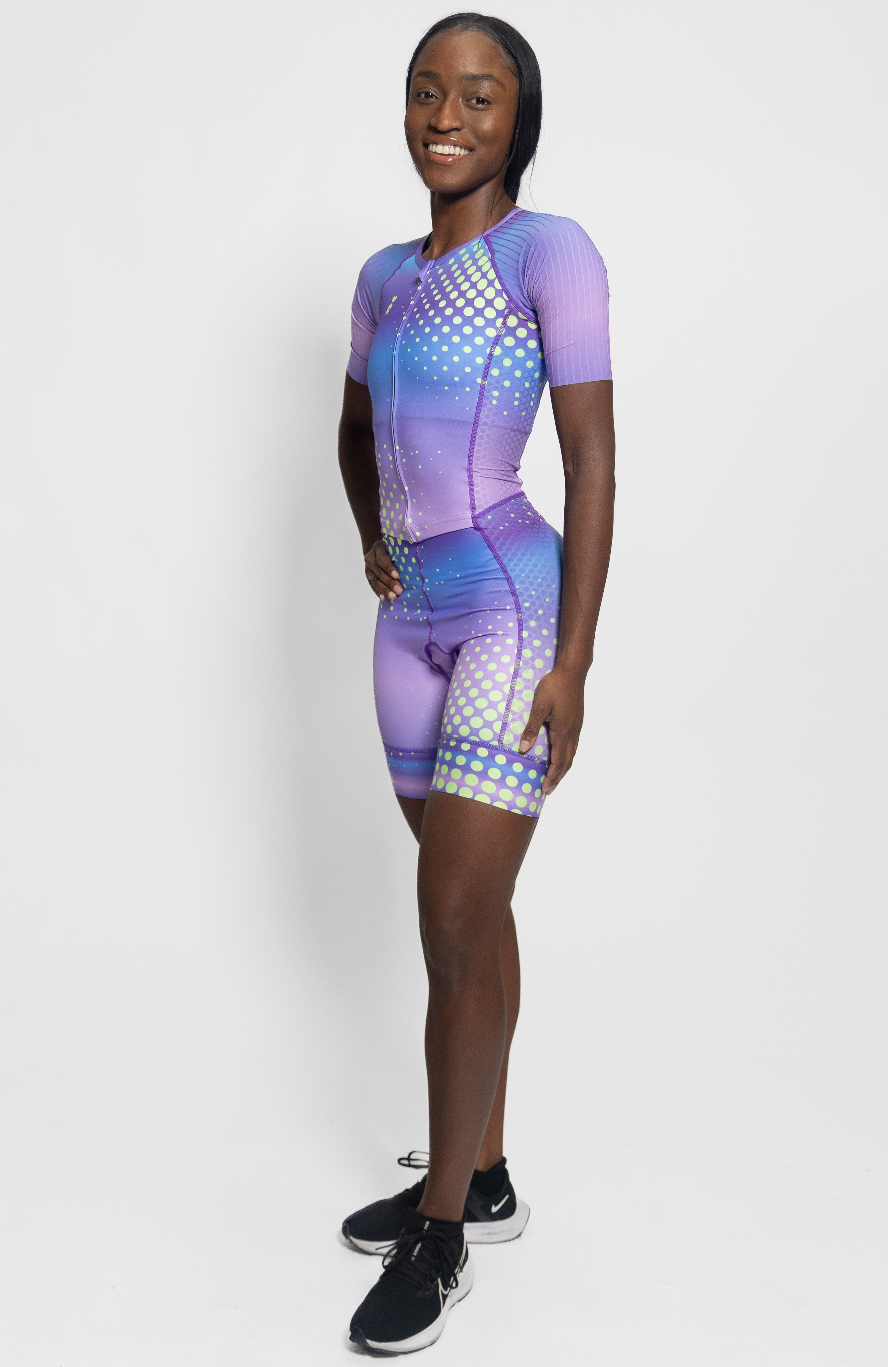 Coeur Sports Zele sleeved tri suit Zele Sleeved Triathlon Speedsuit in Plush