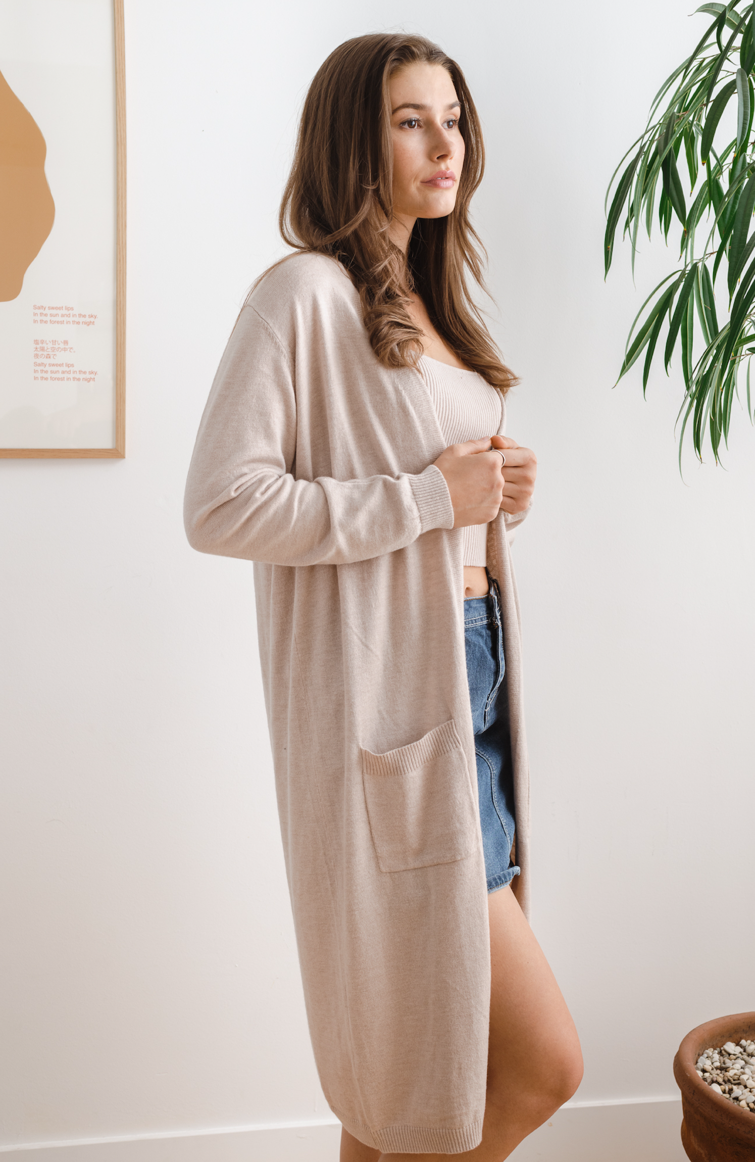 Nuzzle Clothing Shirts & Tops Wrap Duster