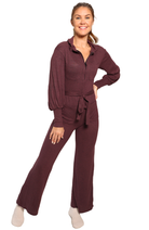 Nuzzle Clothing Winnie Jumpsuit Winnie Jumpsuit - Plum