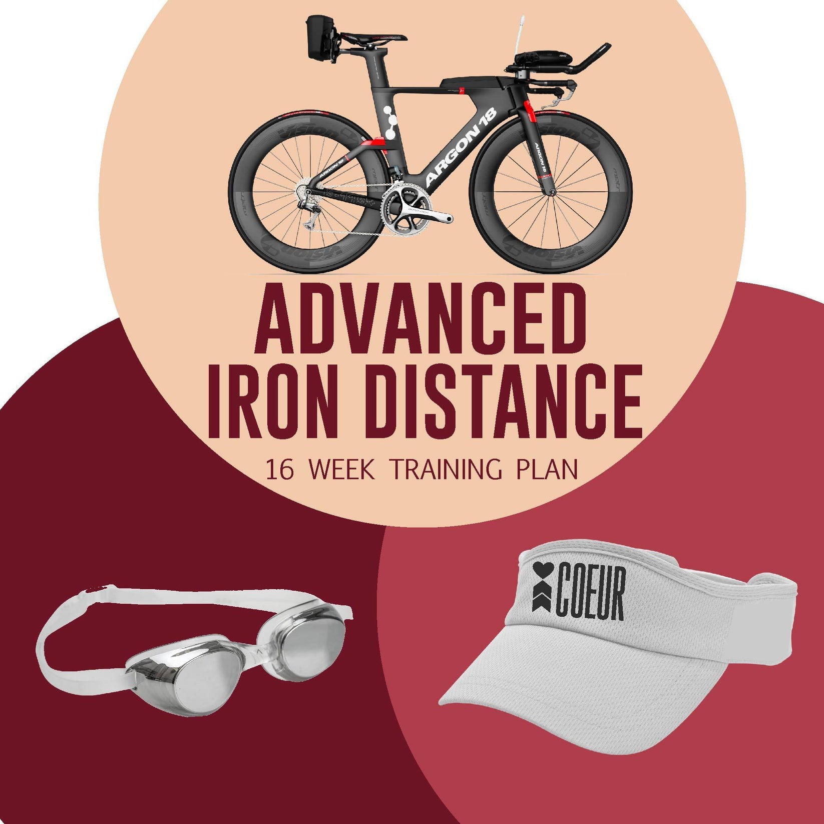 ADVANCED Iron Distance Triathlon Training Plan Women's 16 Week Coeur