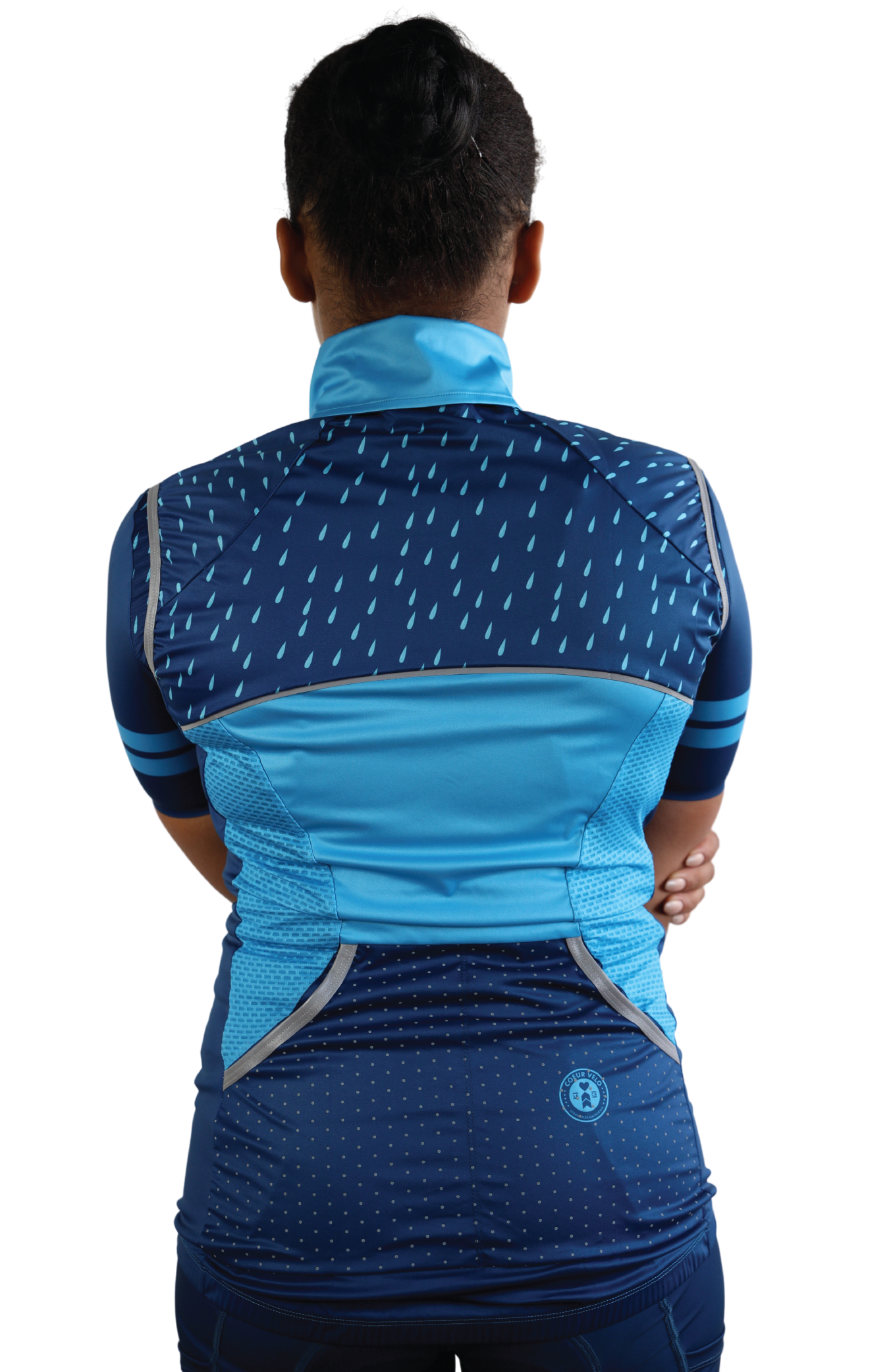 Coeur Sports Cycling Jersey Puddles Wind Vest