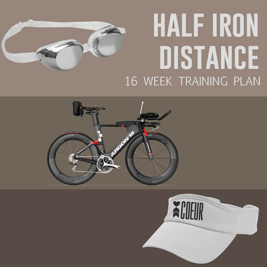 Coeur Sports Half Iron Distance Triathlon Training Plan: Women's 16 week