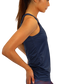 Coeur Sports Run Singlet Navy Women's Running Singlet