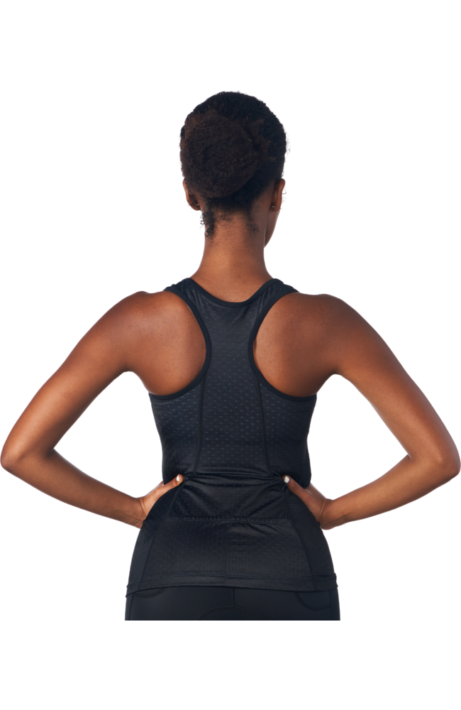 Coeur Sports Tri Tanks Little Black Women's Triathlon Tank With Shelf Bra
