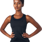 Coeur Sports Tri Tanks Little Black Women's Triathlon Tank With Shelf Bra
