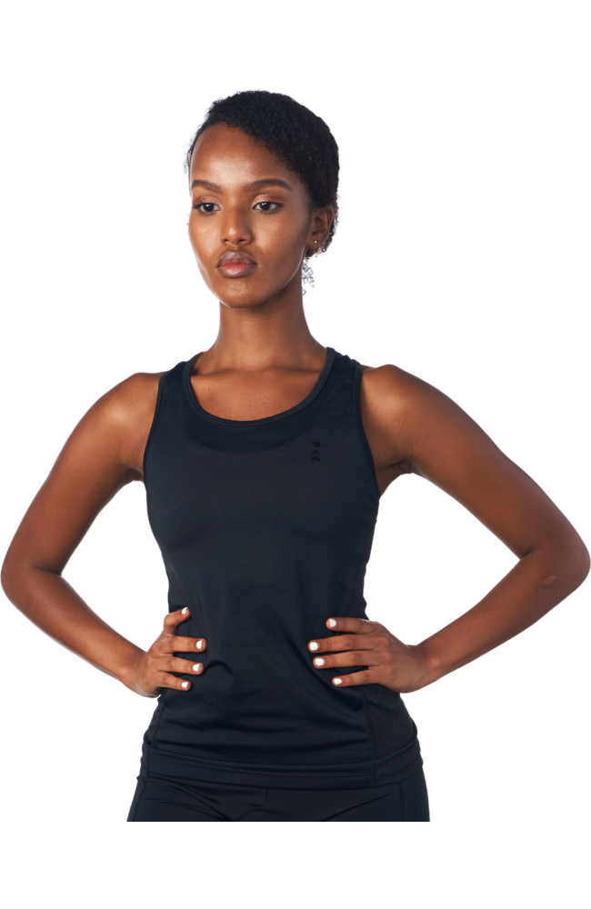 Coeur Sports Tri Tanks Little Black Women's Triathlon Tank With Shelf Bra