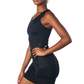Coeur Sports Tri Tanks Little Black Women's Triathlon Tank With Shelf Bra