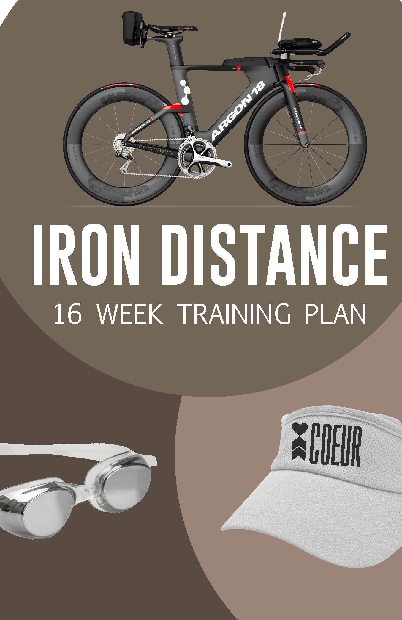 Coeur Sports Women's 16 week Iron Distance Triathlon Training Plan