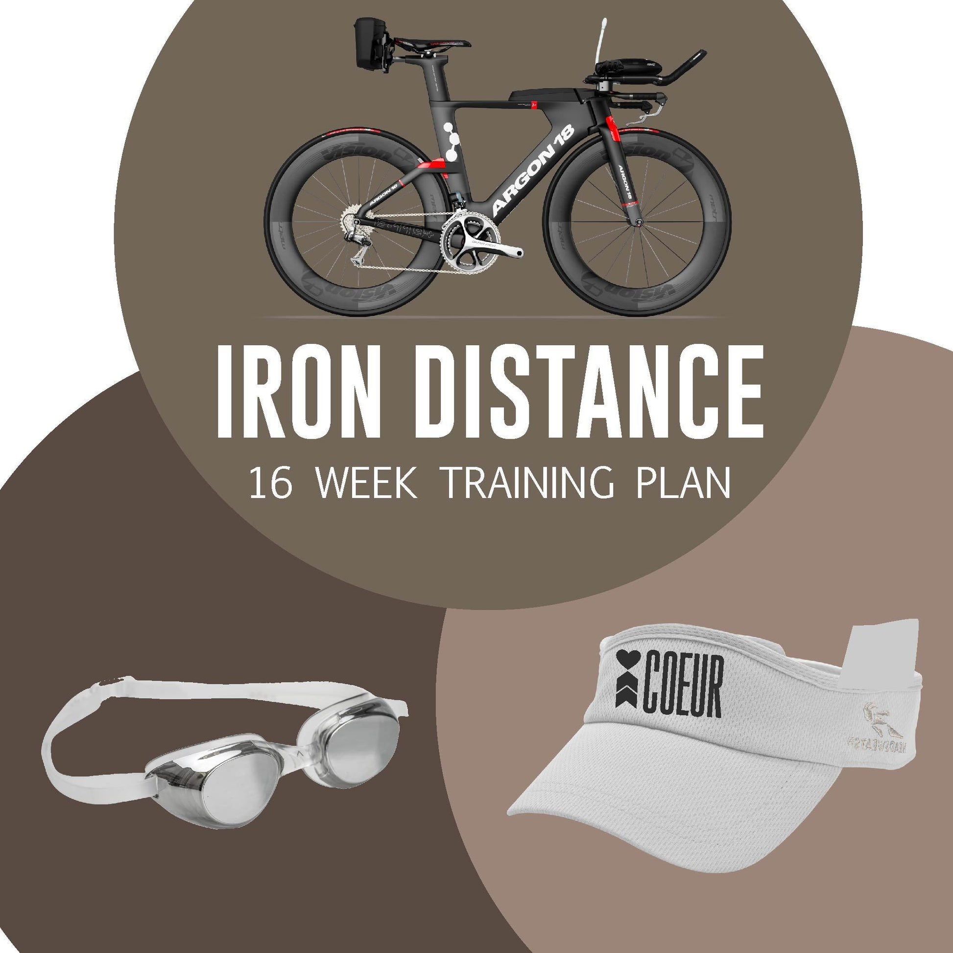 Coeur Sports Women's 16 week Iron Distance Triathlon Training Plan